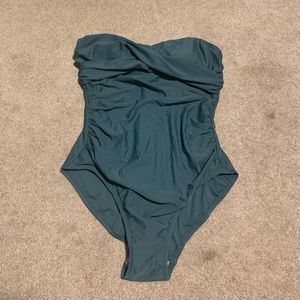 Merona one piece strapless bathing suit